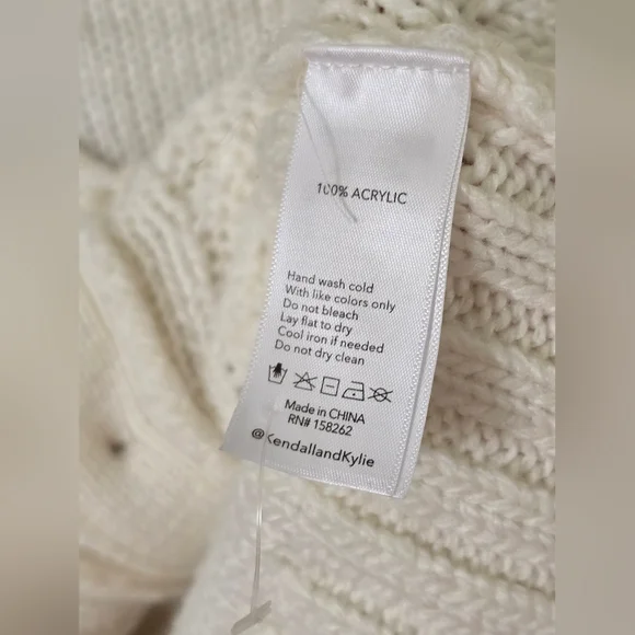 Kendall + Kylie Junior’ Cable Cardigan - Picture 4 of 6